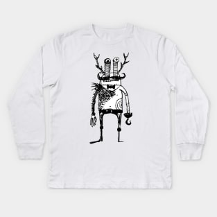 Captain deer Kids Long Sleeve T-Shirt